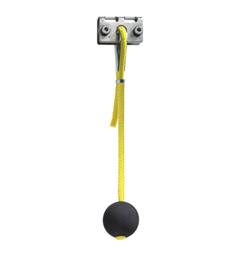 Yellow wire rope w/ball+mount. clamp 4m Accessories Emg. Pull-wire (Polyprop.)